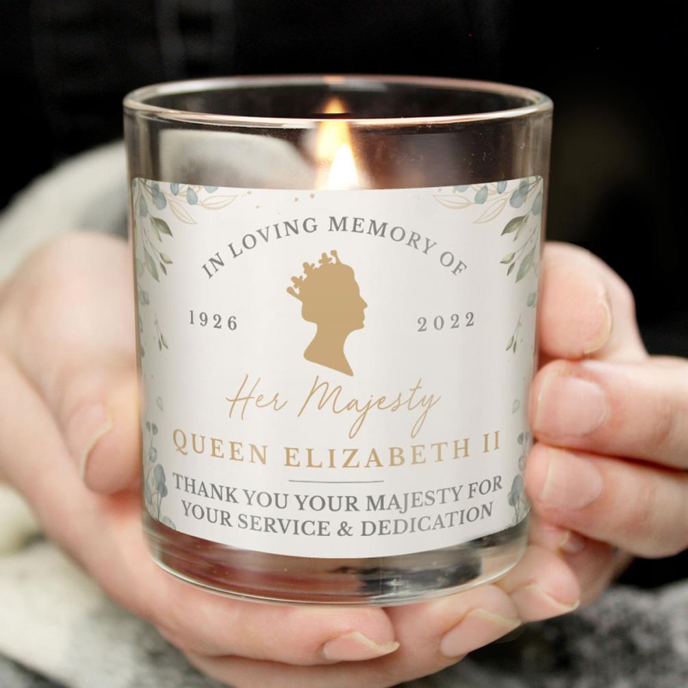 Personalised Queens Commemorative Small Candle Jar Extra Image 3